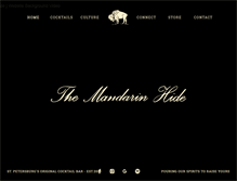 Tablet Screenshot of mandarinhide.com